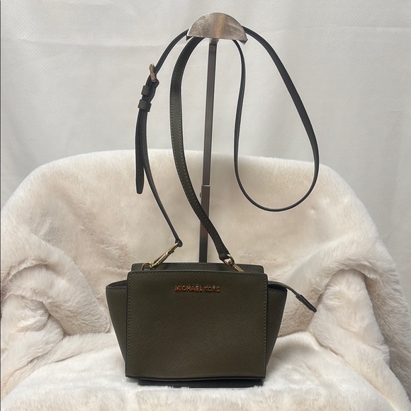 Michael Kors Handbags - Michael Kors Green mini cross body Bag with Adjustable Strap